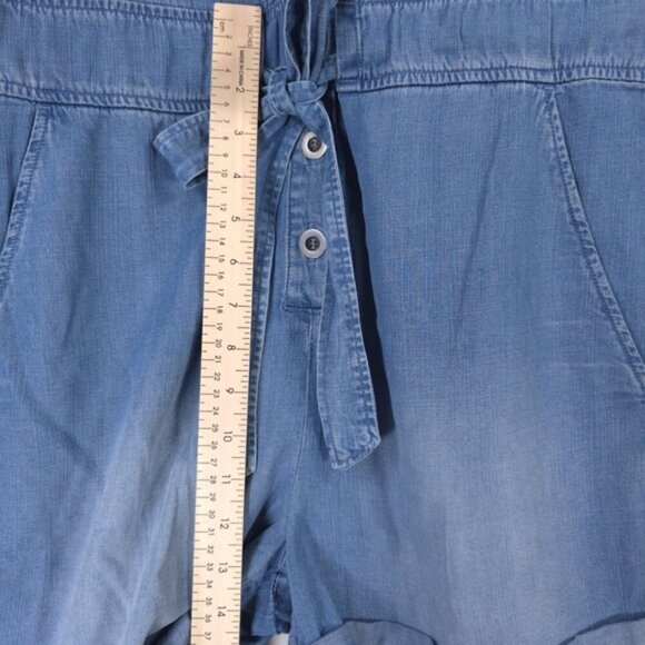 NWT Cloth & Stone Anthropologie SS Rolled Hem Relaxed Romper SMALL - Picture 9 of 14